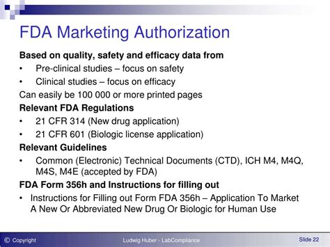 FDA Market Authorization Portal.
